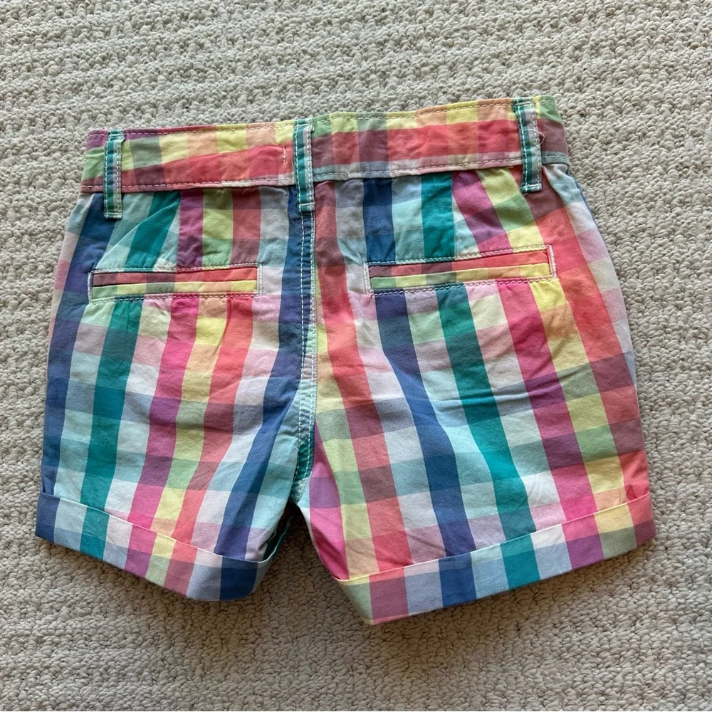 GAP Kids Girls Plaid Shorts Size 6